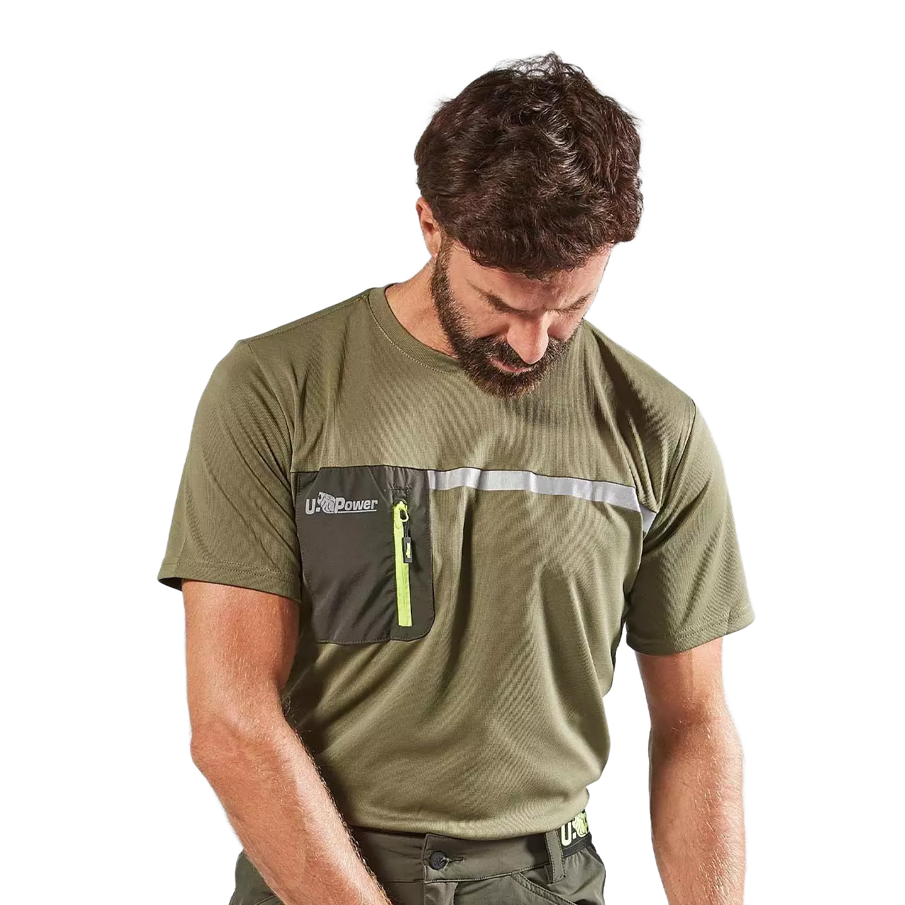 U-Power FU248BO, Christal Burnt Olive T-Shirt, image 3