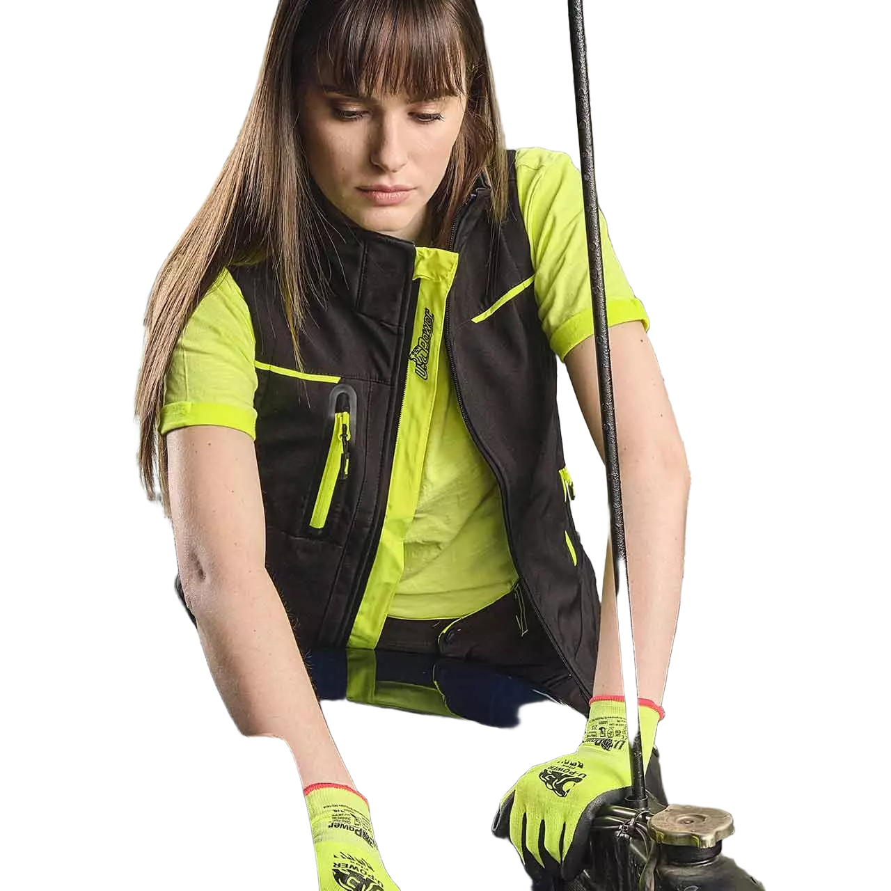 U-Power FU260BC, Universe Lady Black Carbon Arbeitsweste, image 4