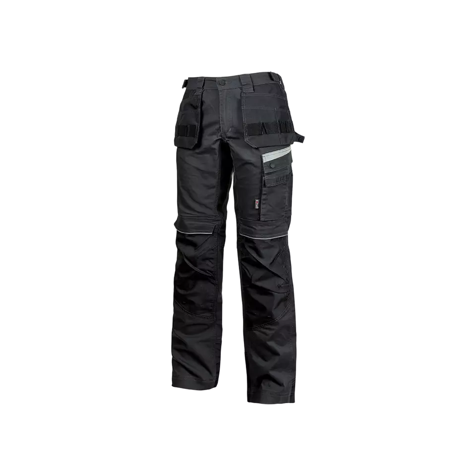 U-Power PE254BC, Gordon Short Black Carbon Trousers