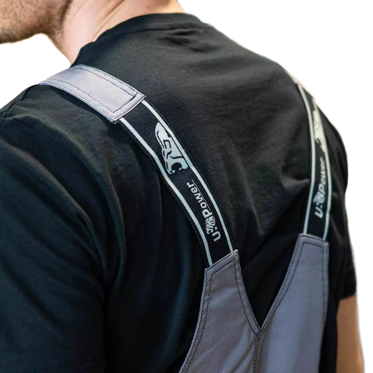 U-Power HY020SG, Joke Stone Grey Bib Overall, image 6