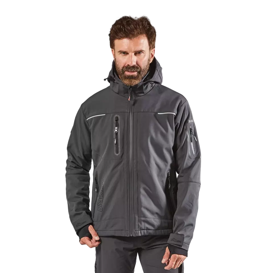 U-Power FU187AG, Space Asphalt Grey Soft Shell, image 2, gallery thumbnail