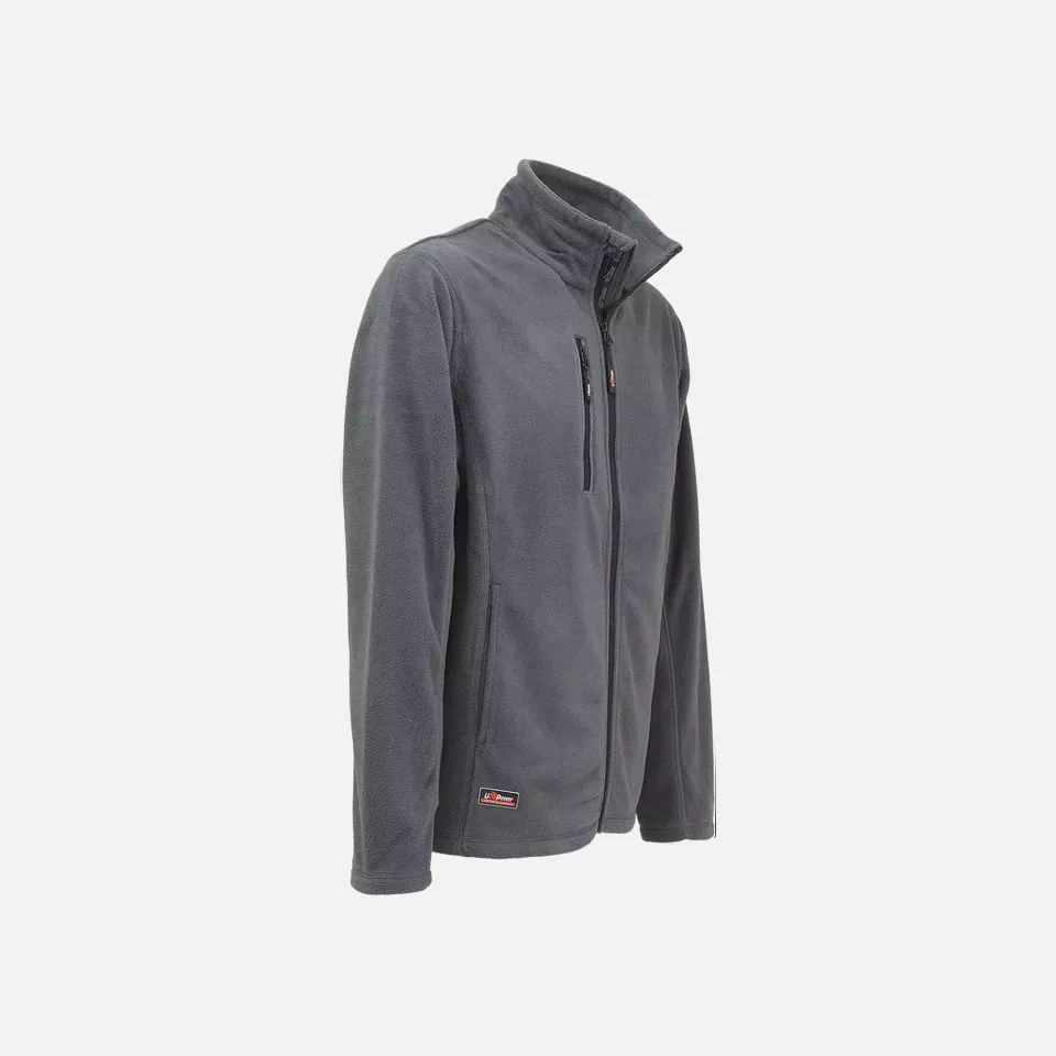 U-Power EY040GM, Warm Grey Meteorite Fleece Jacket, image 6, gallery thumbnail
