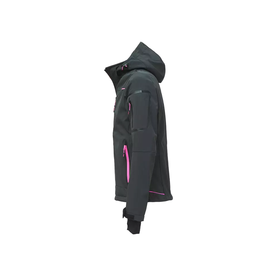U-Power FU187GF, Space Lady Grey Fucsia Soft Shell, image 3, gallery thumbnail