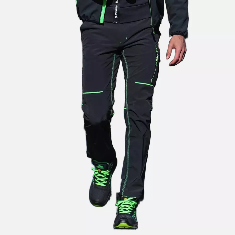 U-Power FU189RL, World Asphalt Grey/Green Hose, image 2, gallery thumbnail