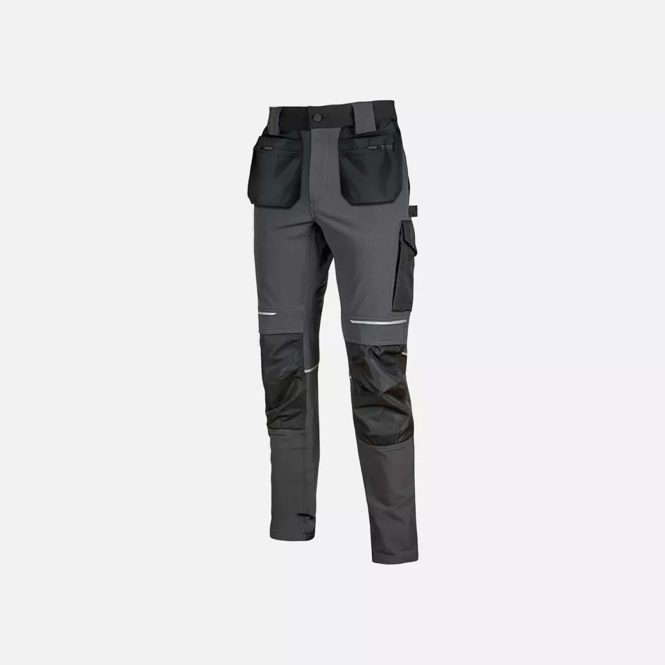U-Power PE251AG, Atom Fly Short Asphalt Grey Trousers, image 1, gallery thumbnail