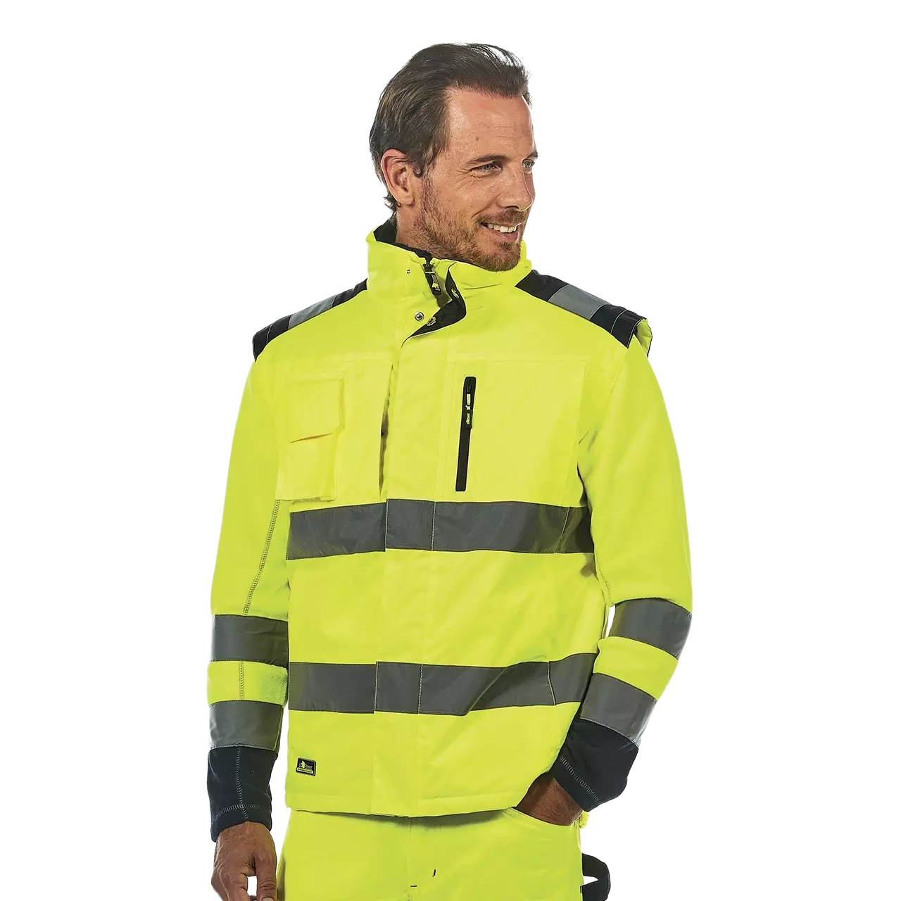 U-Power HL159YF, Prime Yellow Fluo Arbeitsweste, image 2