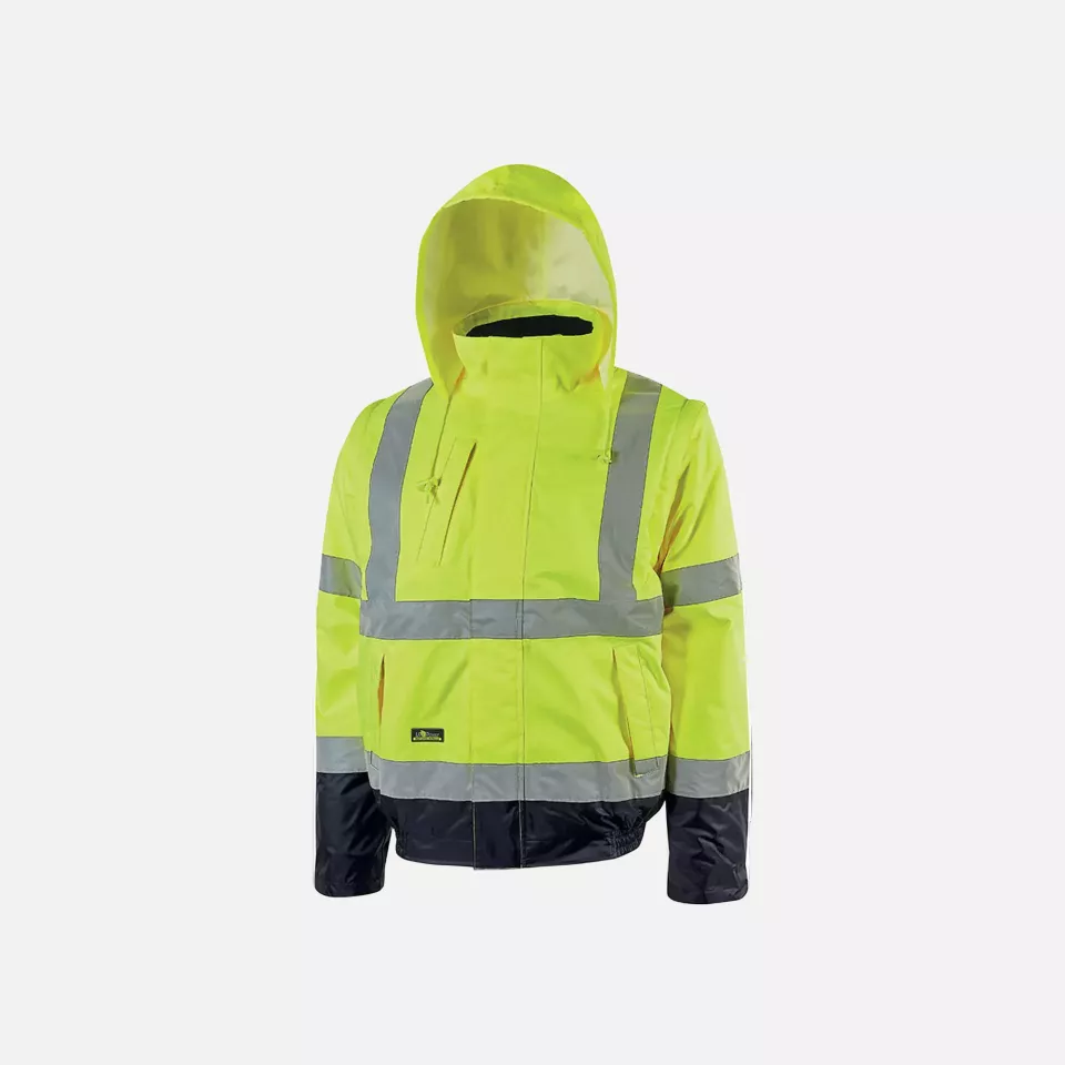 U-Power HL158YF, Crafty Yellow Fluo Bomber Jacket, image 1, gallery thumbnail