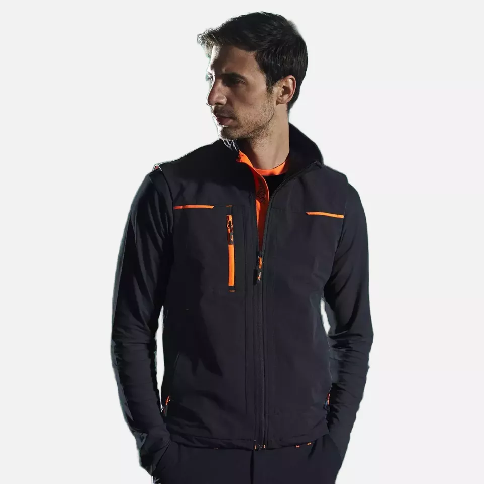 U-Power PE181DB, Saturn Deep Blue Work Vest, image 2, gallery thumbnail