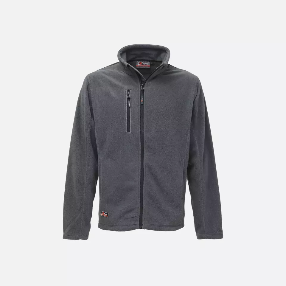 U-Power EY040GM, Warm Grey Meteorite Fleece Jacket, image 2, gallery thumbnail