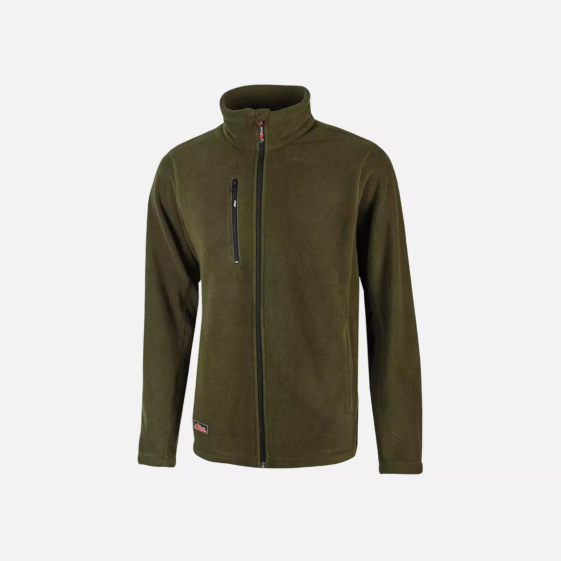 U-Power EY040DG, Warm Dark Green Fleece Jacket, image 1