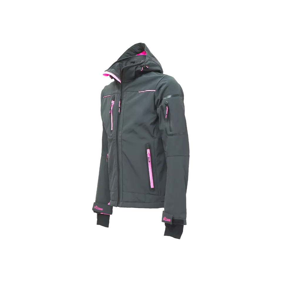 U-Power FU187GF, Space Lady Grey Fucsia Soft Shell, image 2, gallery thumbnail