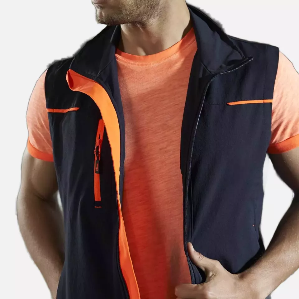 U-Power PE181DB, Saturn Deep Blue Work Vest, image 6, gallery thumbnail