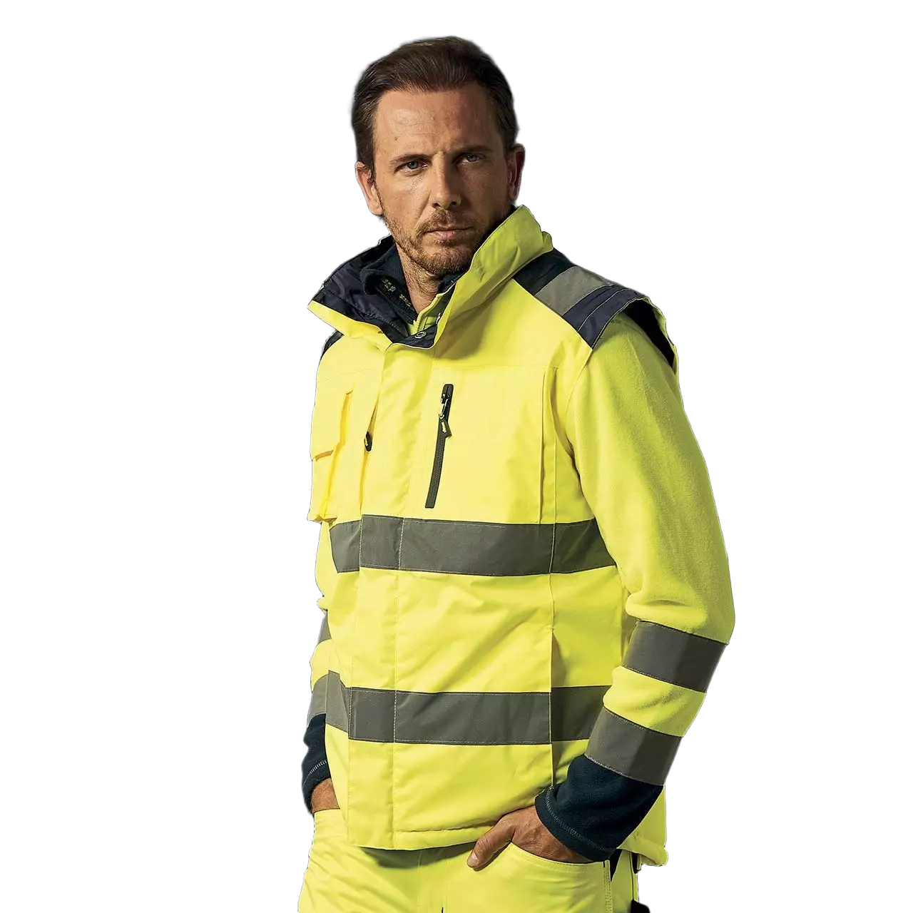 U-Power HL159YF, Prime Yellow Fluo Arbeitsweste, image 3