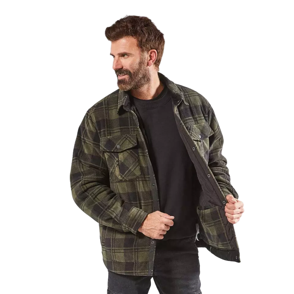 U-Power EX273DG, Willow Dark Green Shirt Jacket, image 5, gallery thumbnail