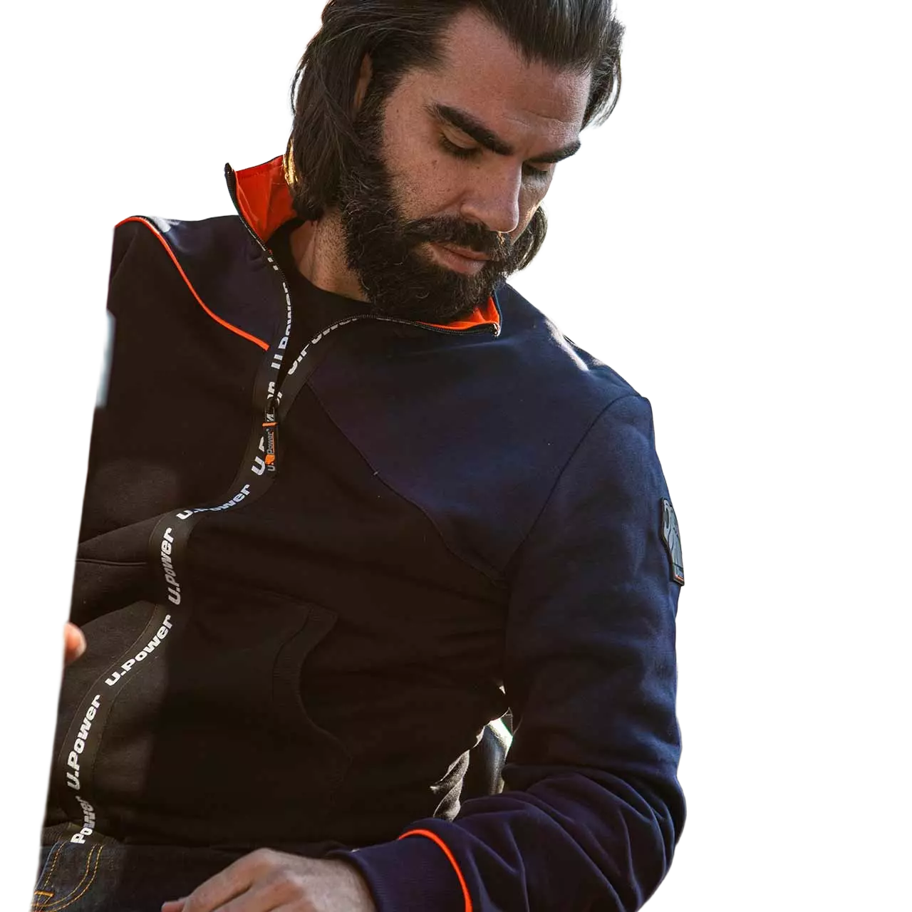 U-Power EY243DB, Uranus Deep Blue Sweatshirt, image 4