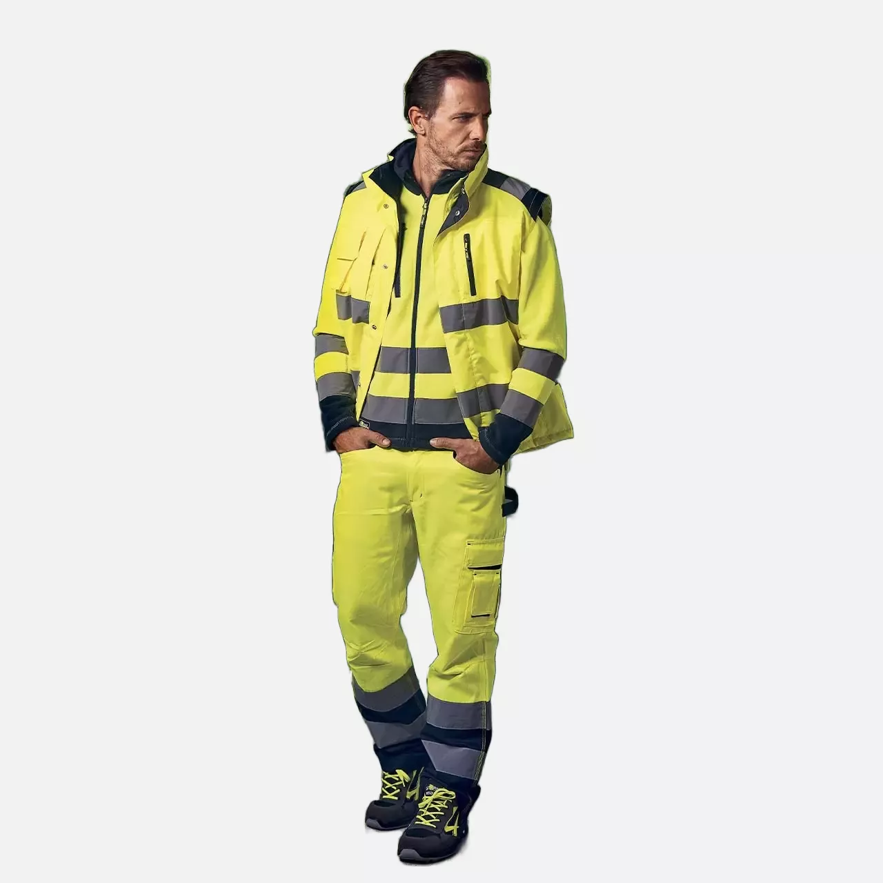 U-Power HL159YF, Prime Yellow Fluo Work Vest, image 5