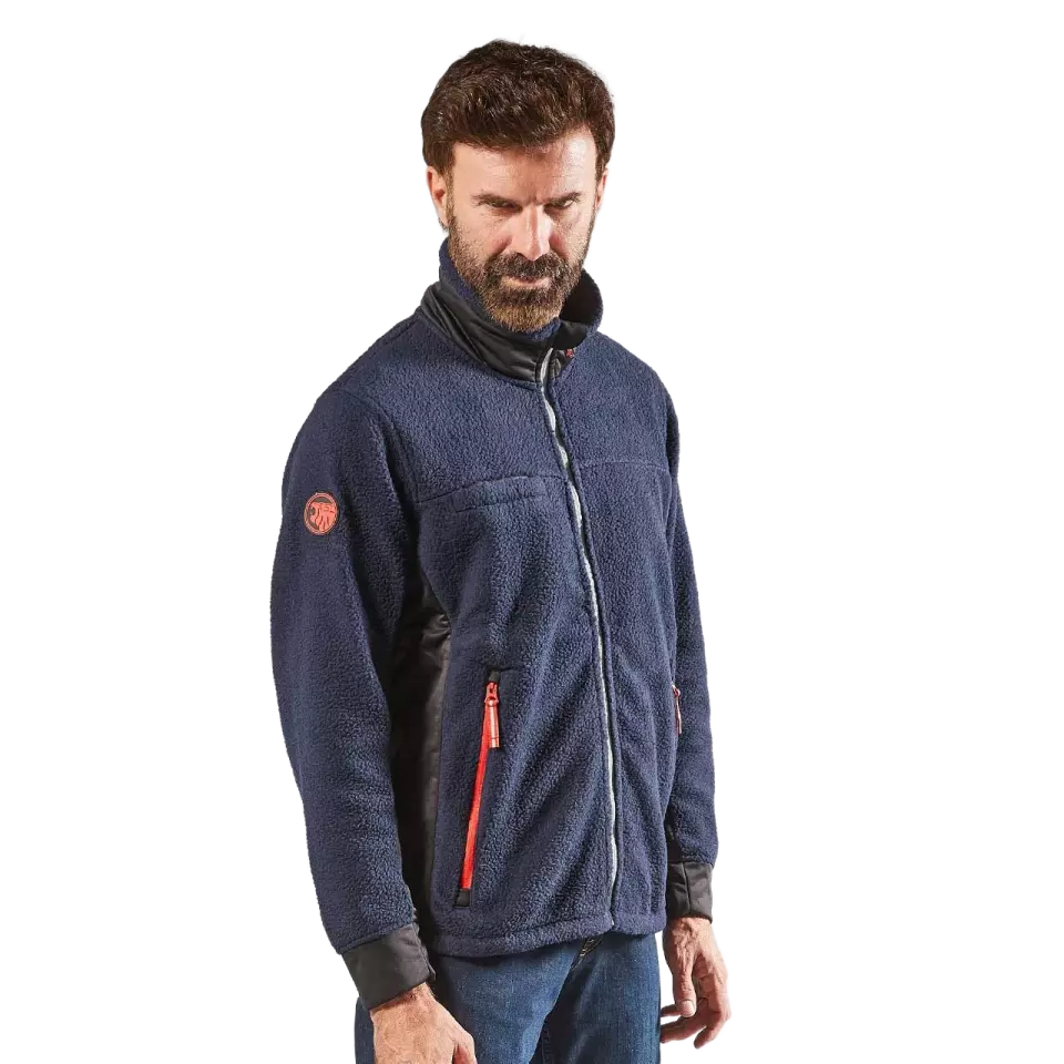 U-Power EX277DB, Bark Deep Blue Fleecejacke, image 3, gallery thumbnail