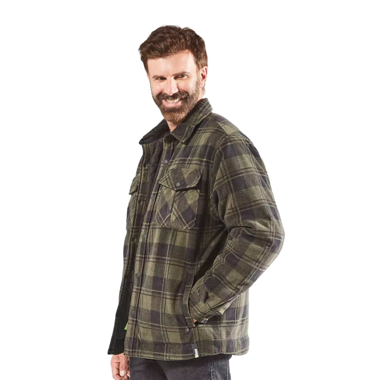 U-Power EX273DG, Willow Dark Green Shirt Jacket, image 4