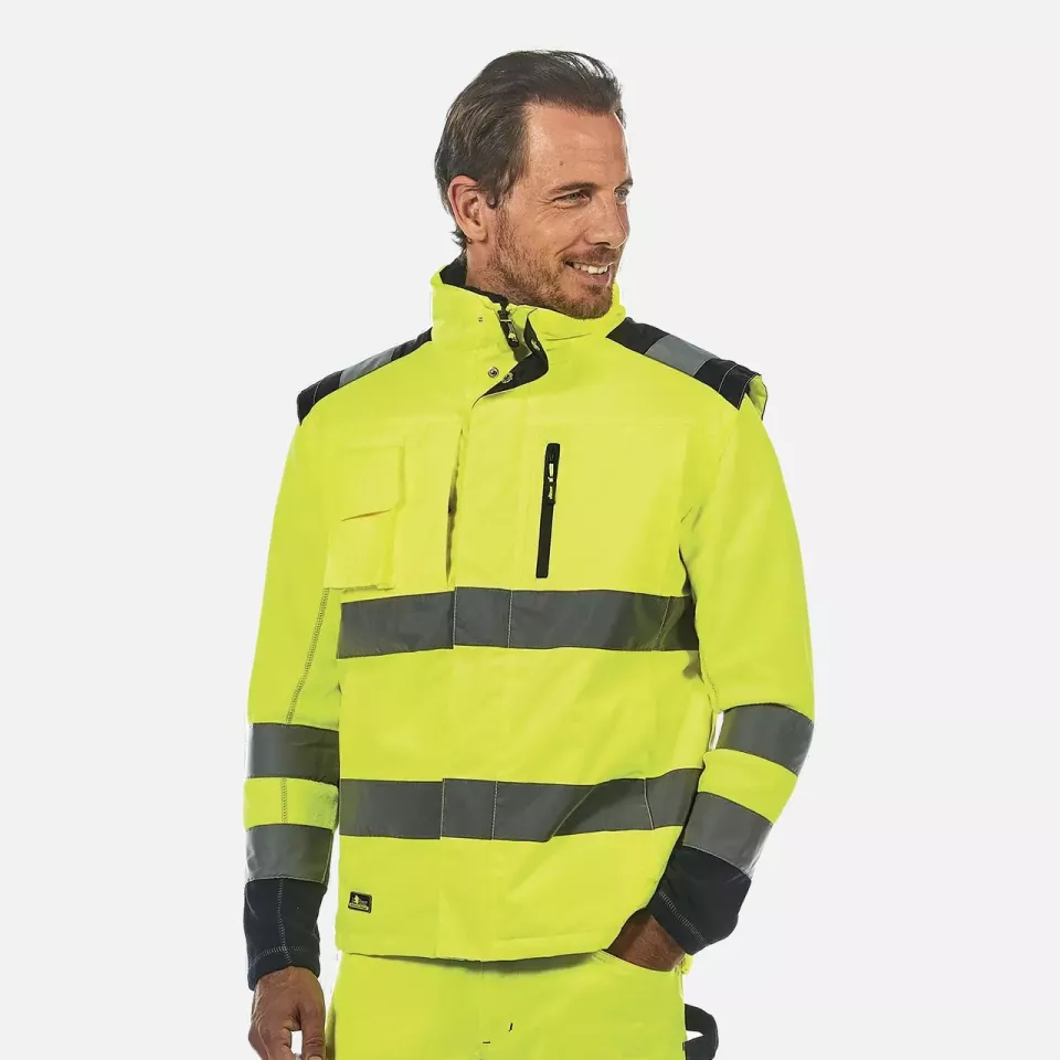 U-Power HL159YF, Prime Yellow Fluo Work Vest, image 2, gallery thumbnail