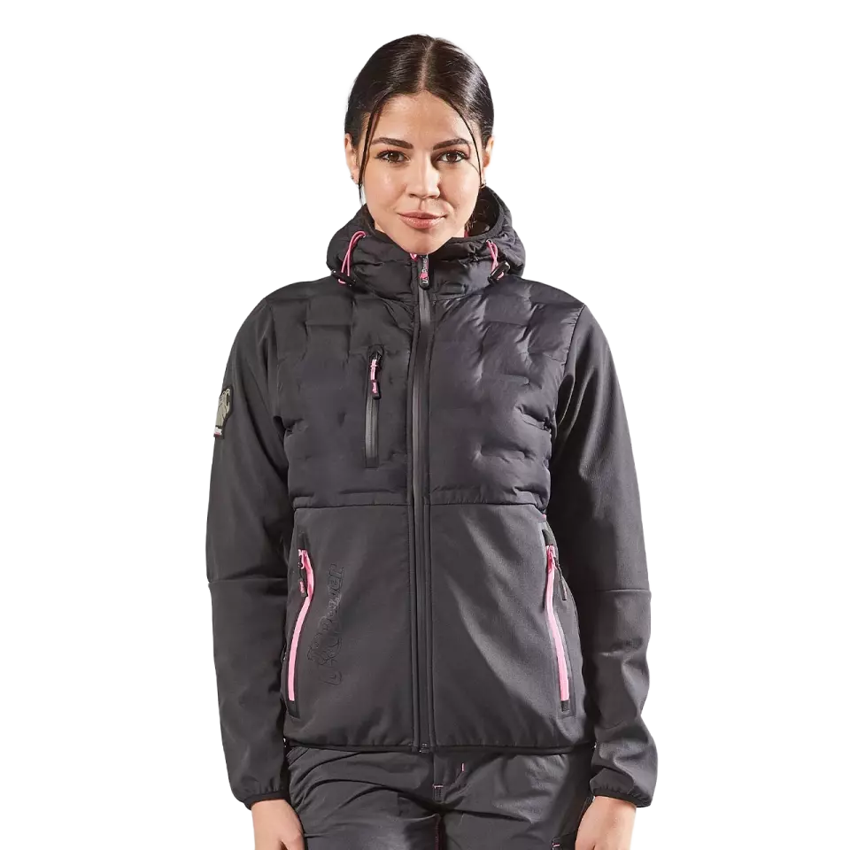 U-Power FU213GF, Spock Lady Grey Fucsia Soft Shell, image 2, gallery thumbnail