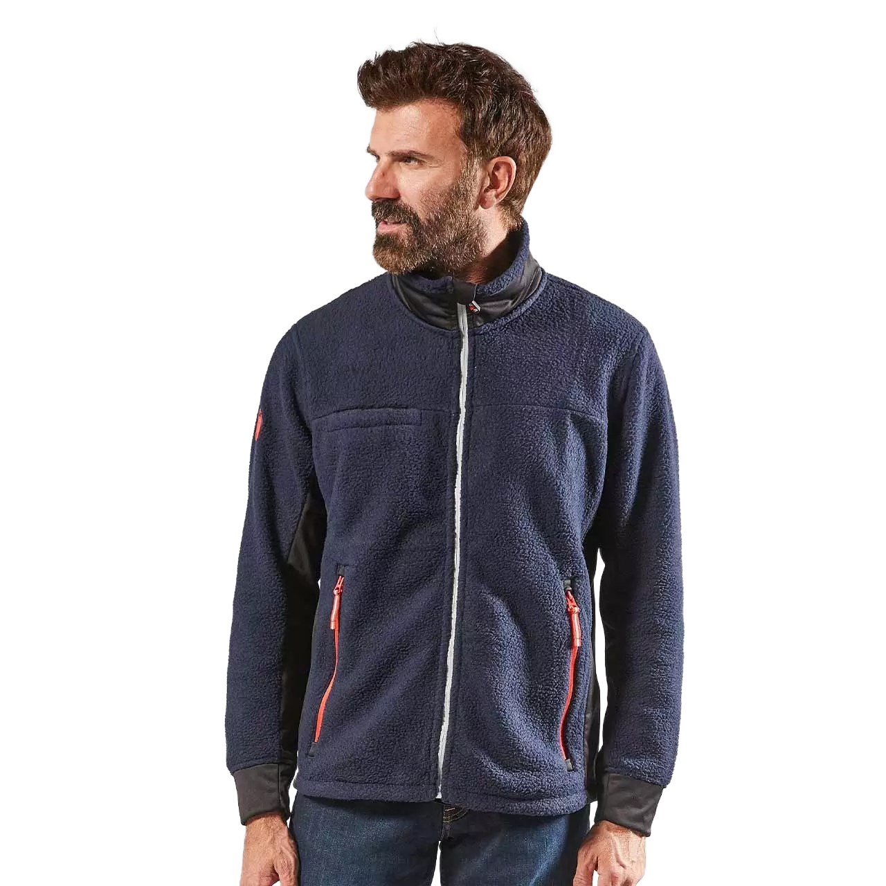 U-Power EX277DB, Bark Deep Blue Fleecejacke, image 2