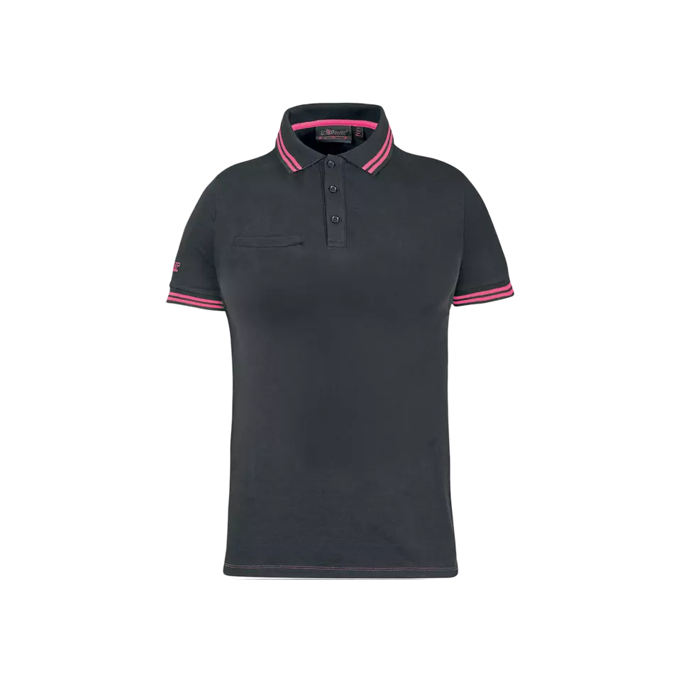 U-Power EY264GF, Way Lady Grey Fucsia Polo, image 1, gallery thumbnail