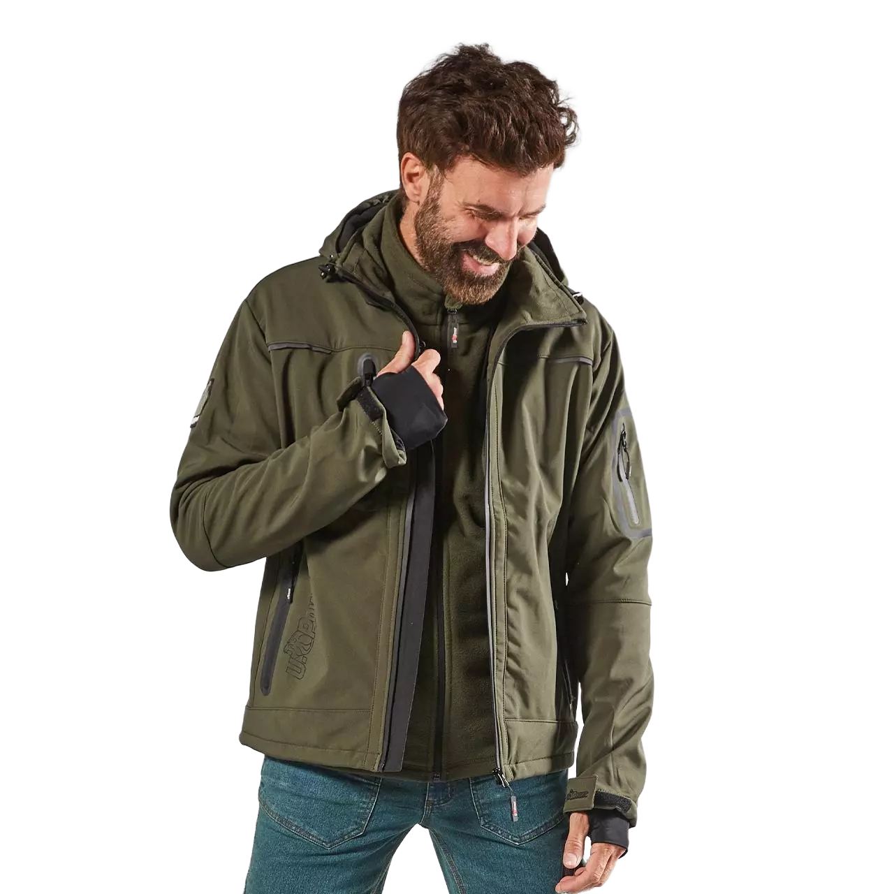 U-Power FU187DG, Space Dark Green Soft Shell, image 3