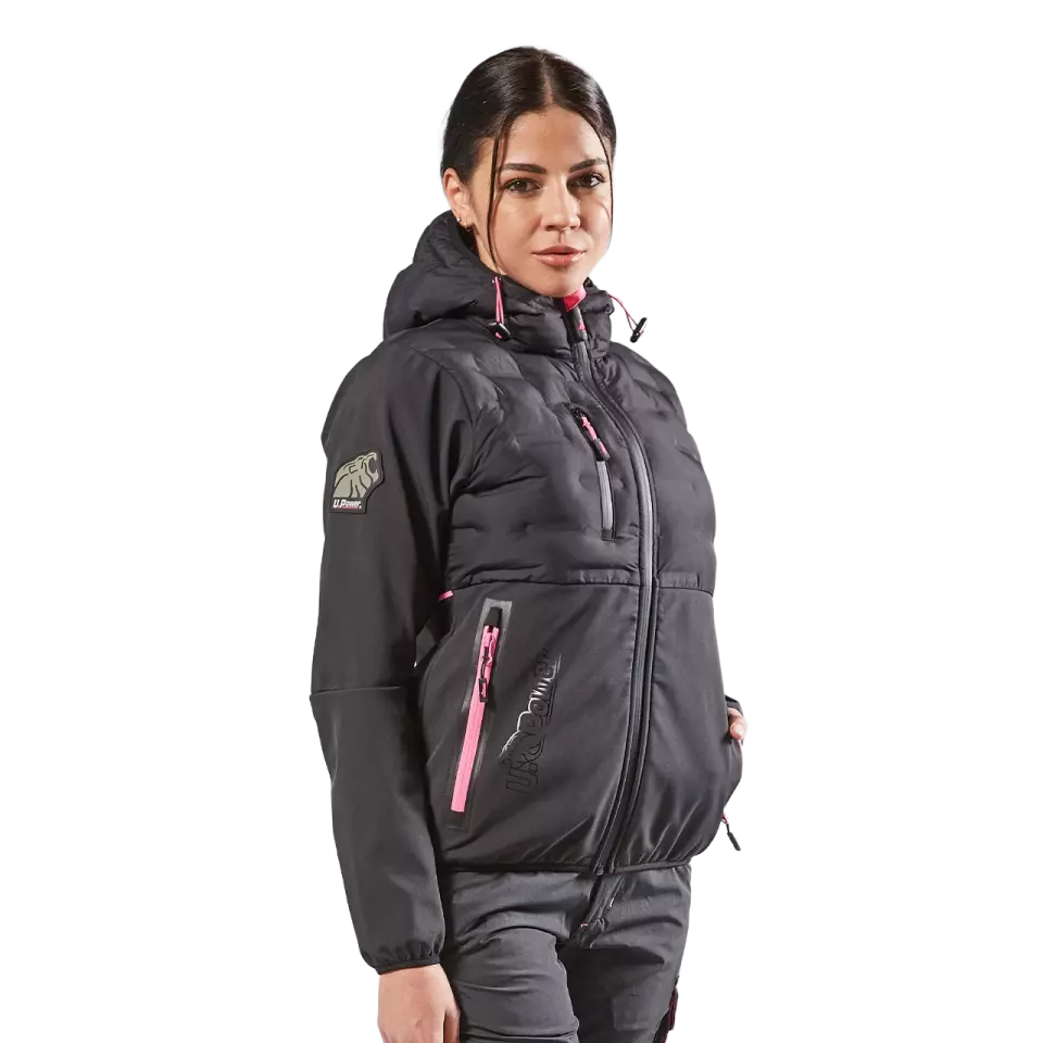 U-Power FU213GF, Spock Lady Grey Fucsia Soft Shell, image 4, gallery thumbnail