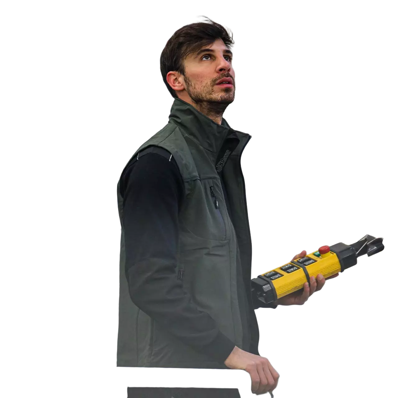 U-Power FU188DG, Universe Dark Green Work Vest, image 3