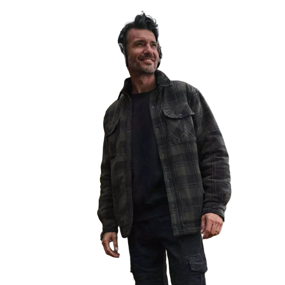 U-Power EX273DG, Willow Dark Green Shirt Jacket, image 8, gallery thumbnail