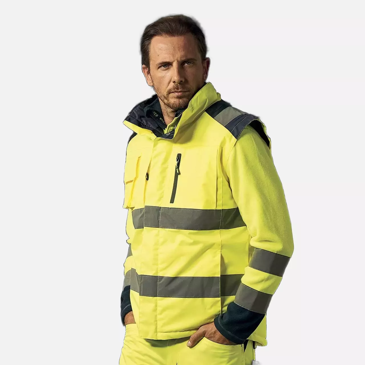 U-Power HL159YF, Prime Yellow Fluo Work Vest, image 3