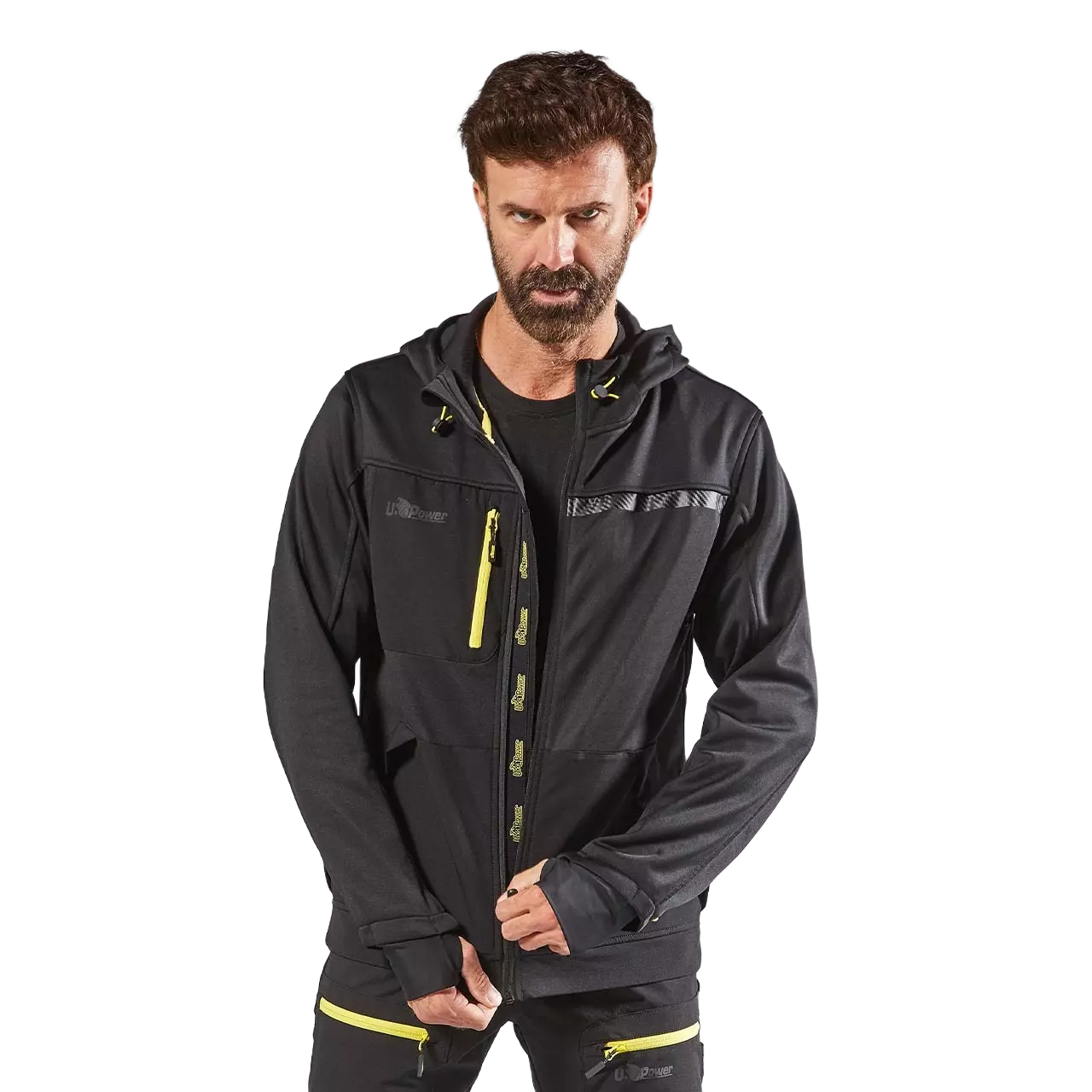 U-Power FU275BC, Galaxy Black Carbon Sweatshirt, image 8