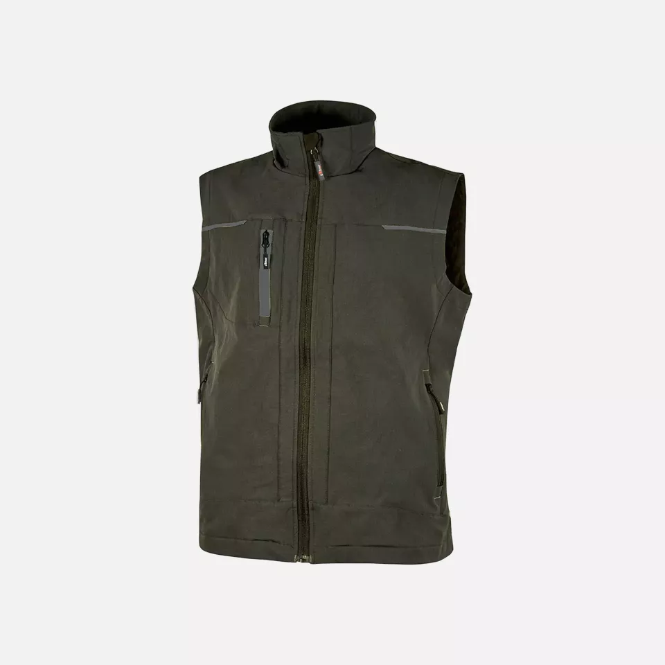 U-Power PE181DG, Saturn Dark Green Arbeitsweste, image 1, gallery thumbnail