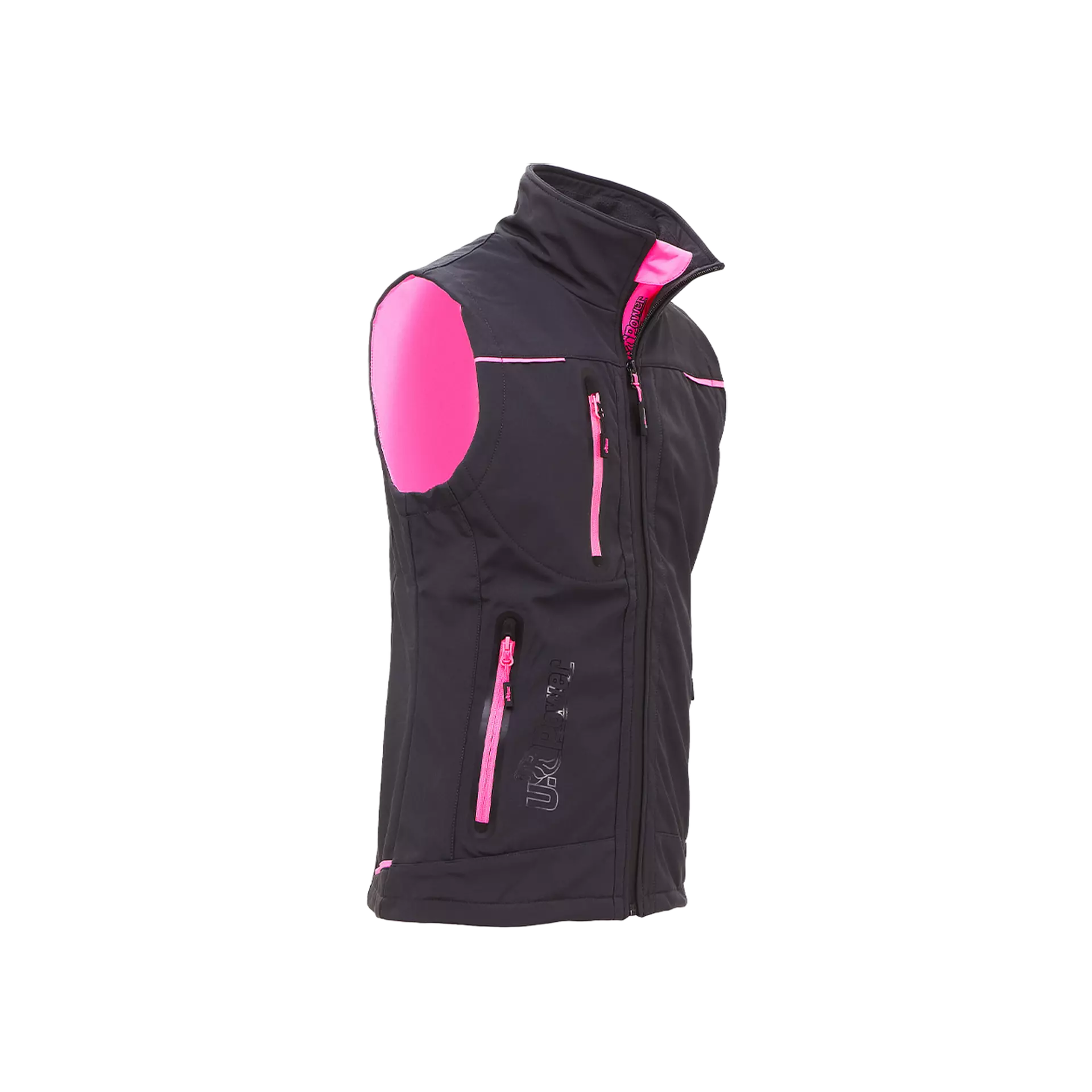 U-Power FU188GF, Universe Lady Grey Fucsia Work Vest, image 6