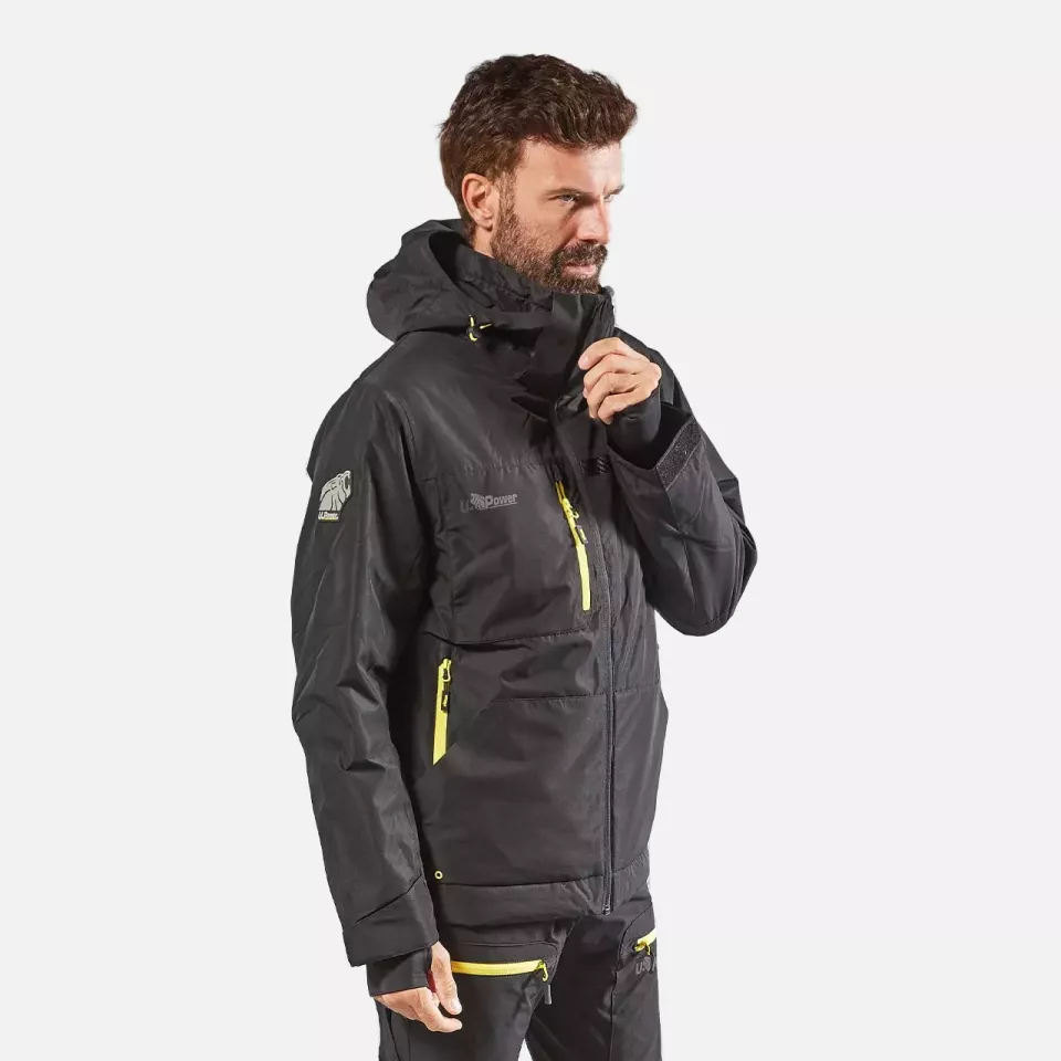 U-Power FU255BC, Wink Black Carbon Work Jacket, image 7, gallery thumbnail