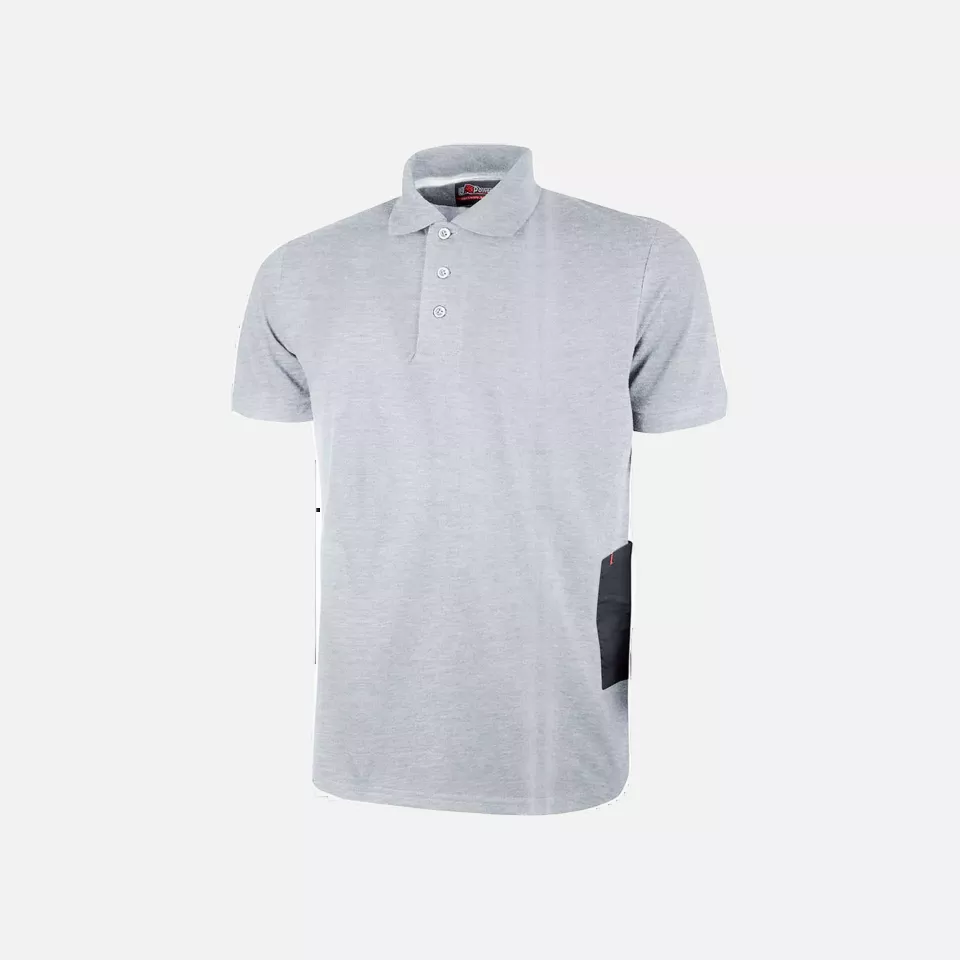 U-Power EY125GS, Gap Grey Silver Poloshirt, image 1, gallery thumbnail