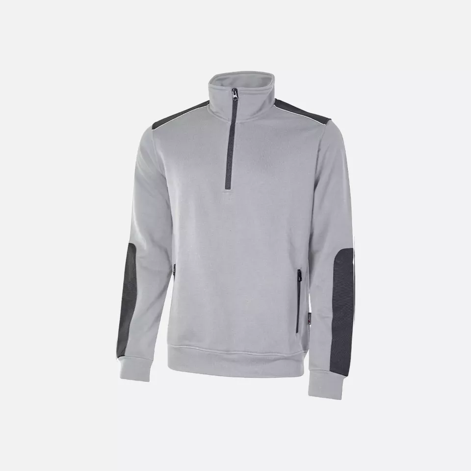 U-Power EY142GS, Cushy Grey Silver Sweatshirt, image 1, gallery thumbnail