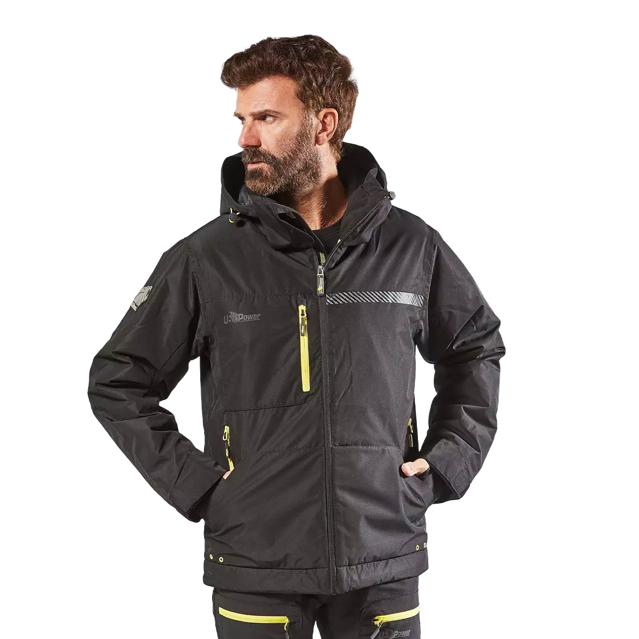 U-Power FU255BC, Wink Black Carbon Arbeitsjacke, image 6