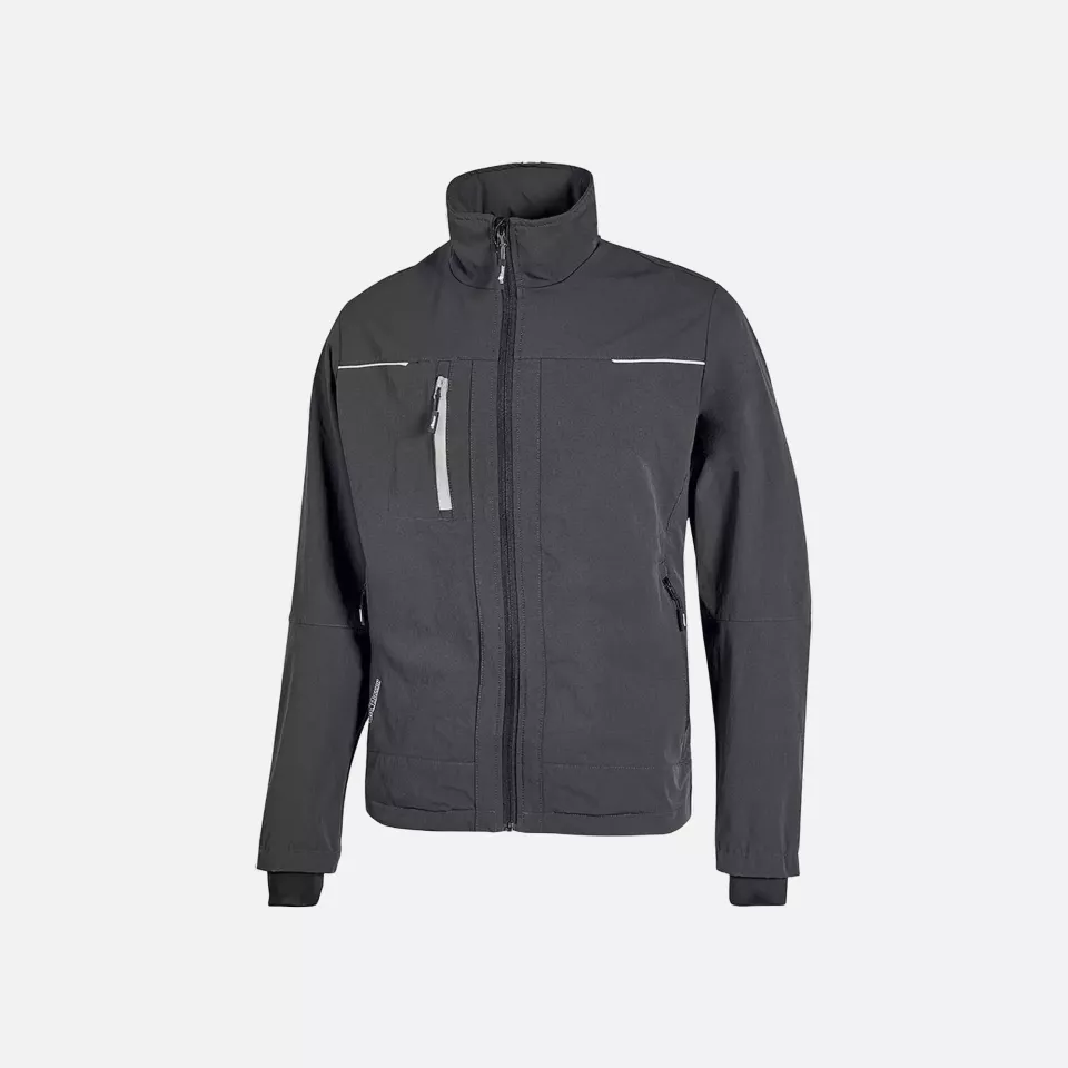 U-Power PE178AG, Pluton Asphalt Grey Stretch Jacke, image 1, gallery thumbnail