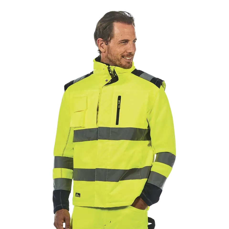 U-Power HL159YF, Prime Yellow Fluo Arbeitsweste, image 2, gallery thumbnail