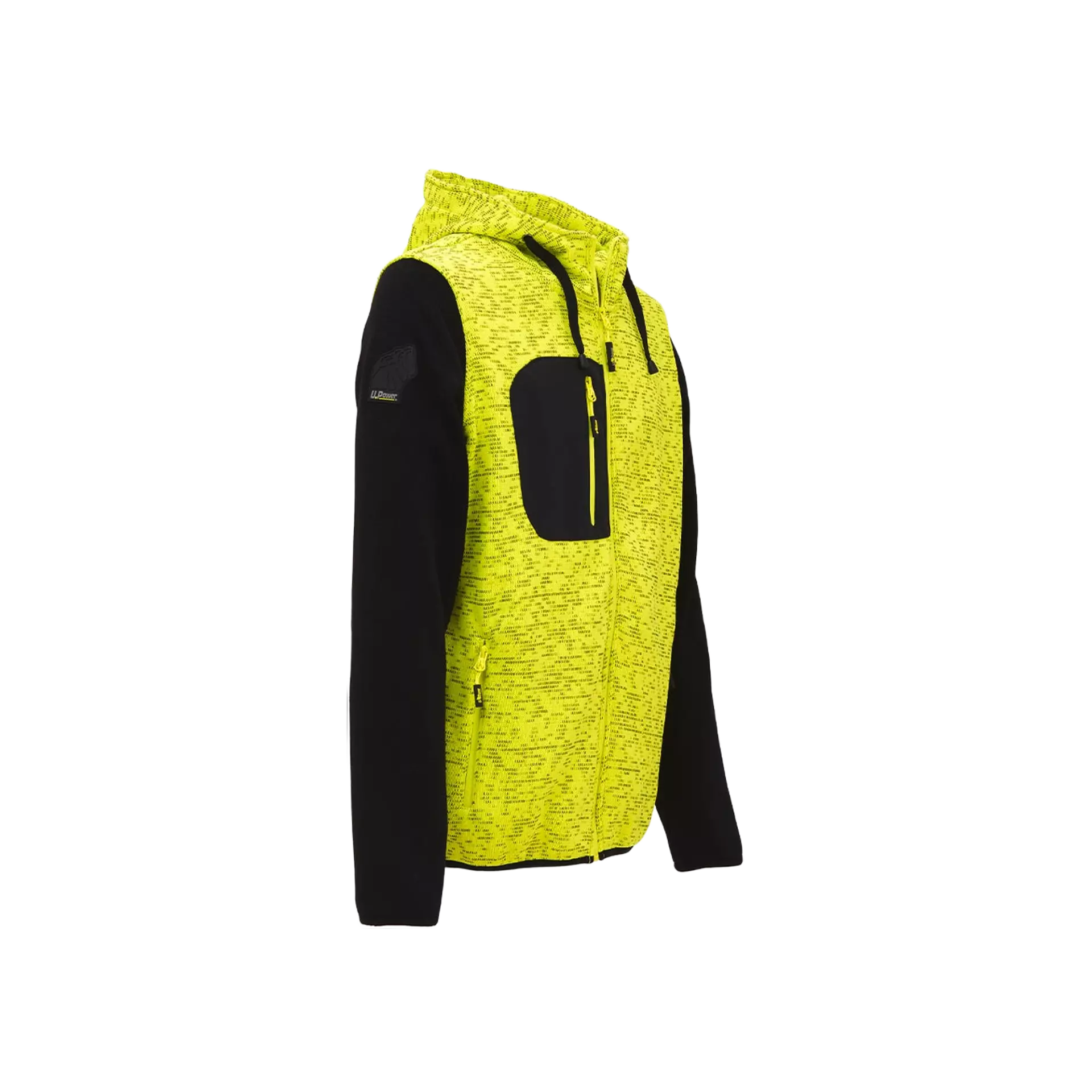 U-Power EY174YF, Rainbow Yellow Fluo Sweatshirt, image 6