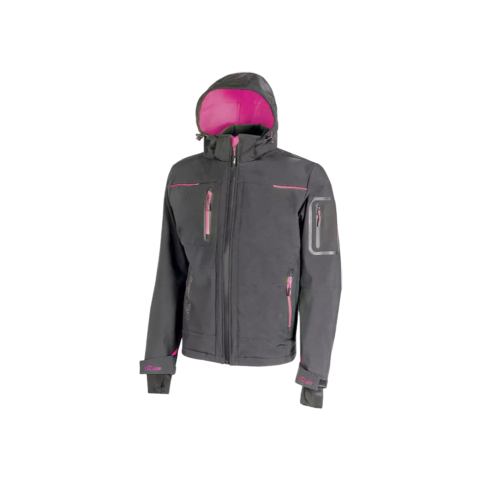 U-Power FU187GF, Space Lady Grey Fucsia Soft Shell, image 1, gallery thumbnail