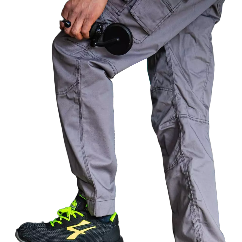 U-Power HY020SG, Joke Stone Grey Bib Overall, image 3, gallery thumbnail