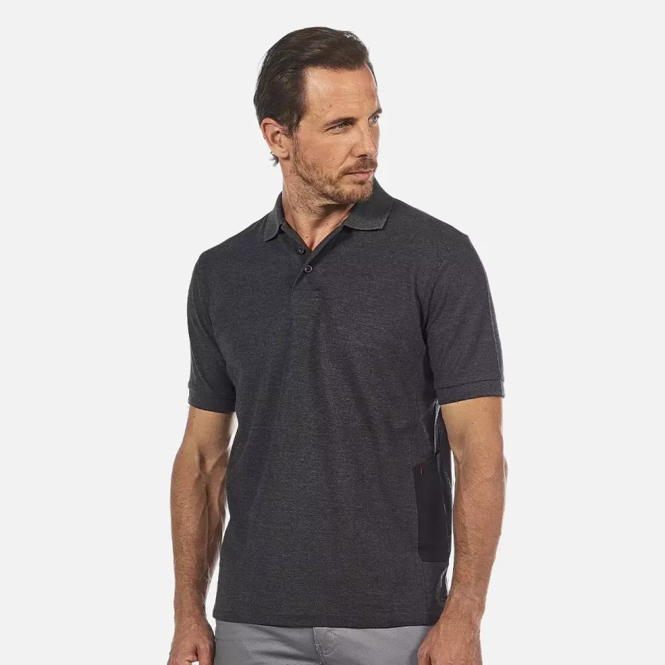 U-Power EY125GM, Gap Grey Meteorite Polo Shirt, image 7, gallery thumbnail