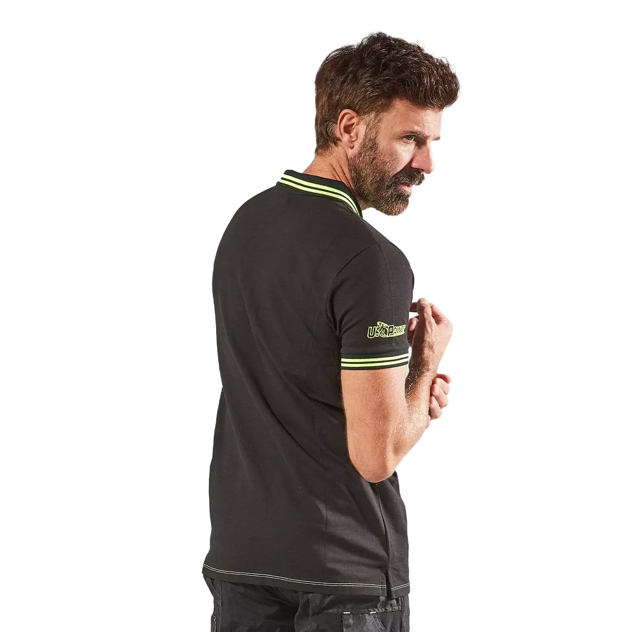 U-Power EY264BC, Way Black Carbon Polo, image 4