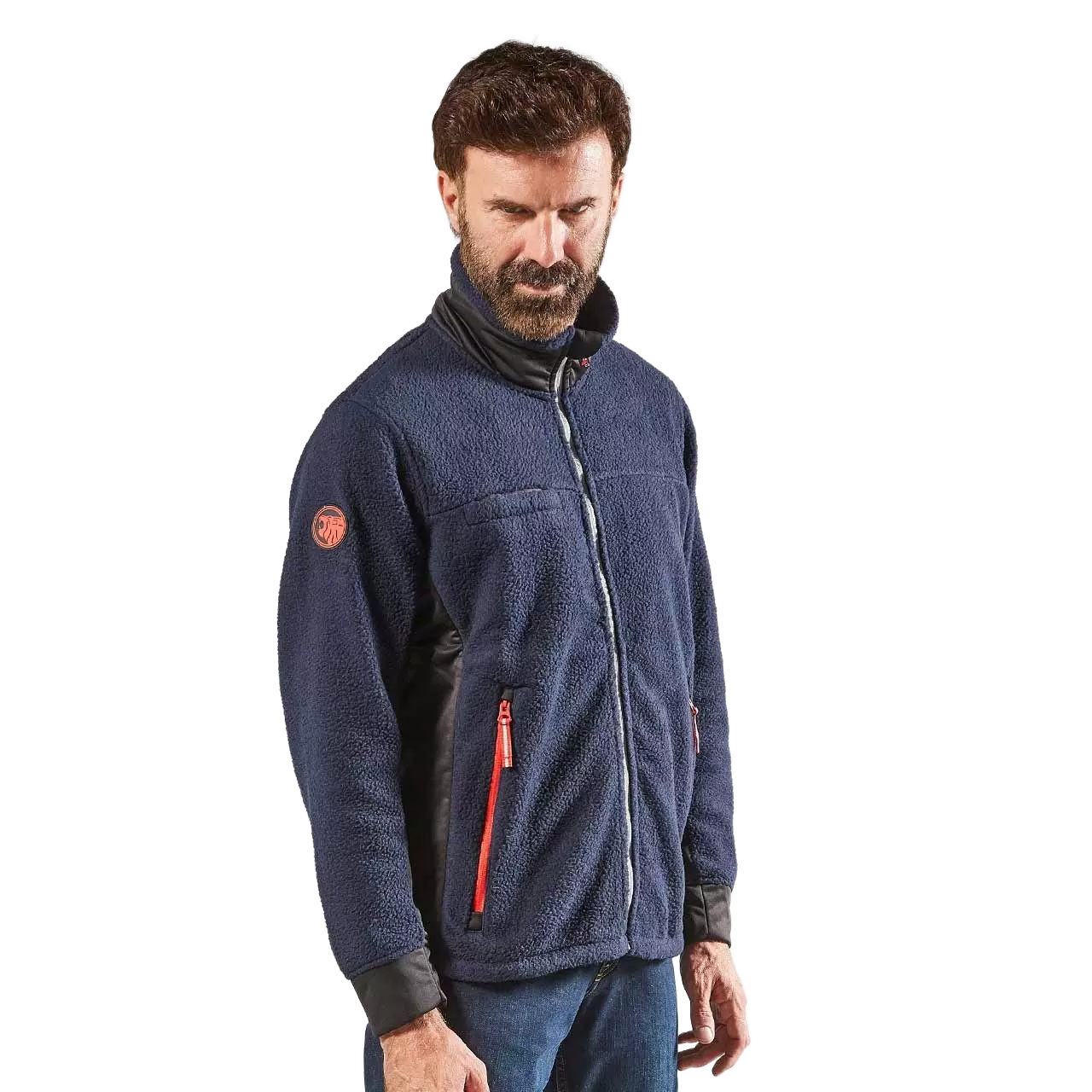 U-Power EX277DB, Bark Deep Blue Fleecejacke, image 3