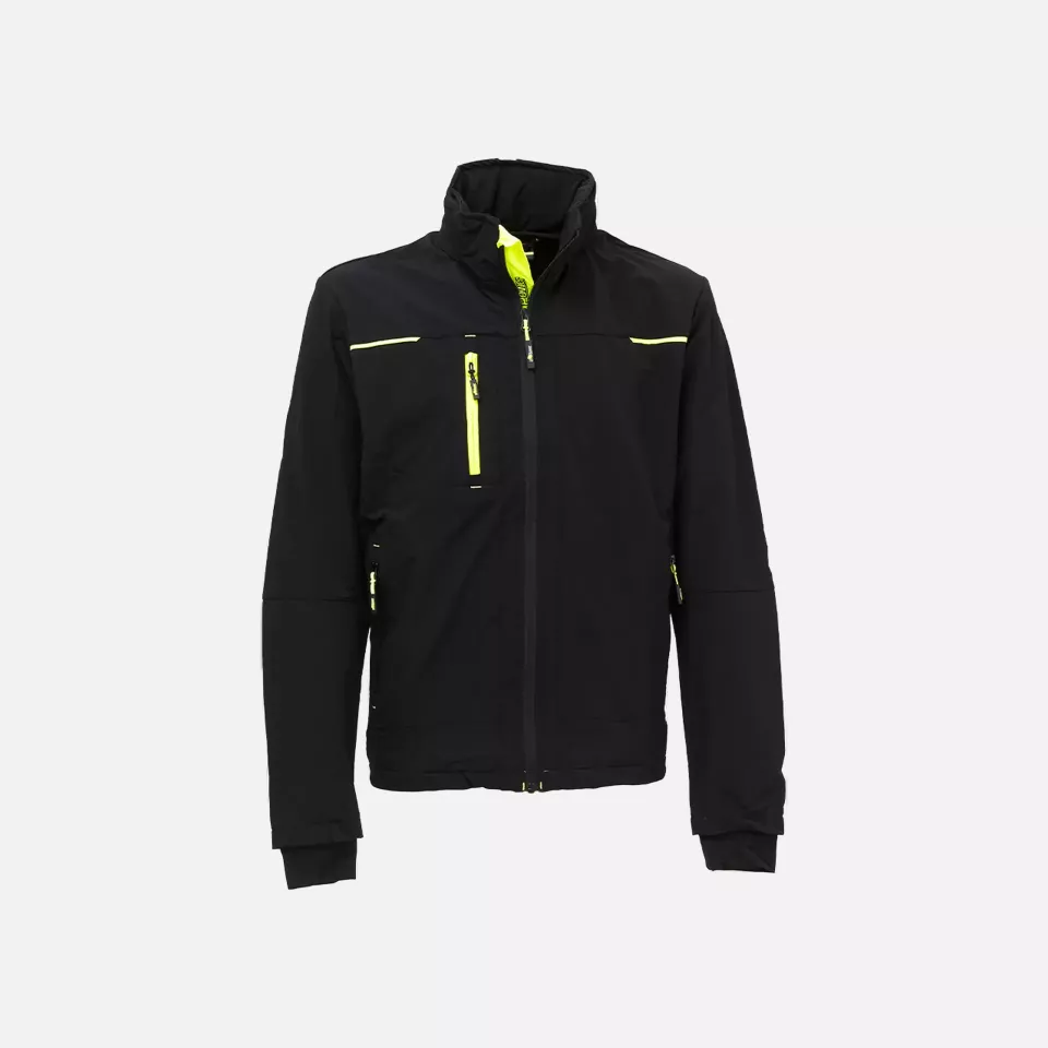 U-Power PE178BC, Pluton Black Carbon Stretch Jacke, image 1, gallery thumbnail