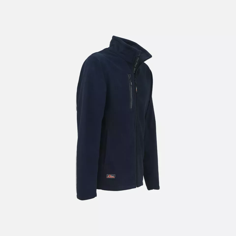 U-Power EY040DB, Warm Deep Blue Fleece Jacket, image 5, gallery thumbnail