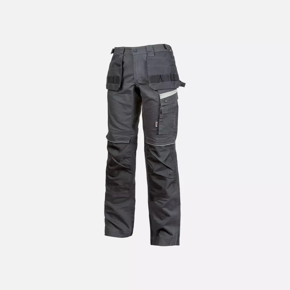 U-Power PE254AG, Gordon Short Asphalt Grey Trousers, image 1, gallery thumbnail