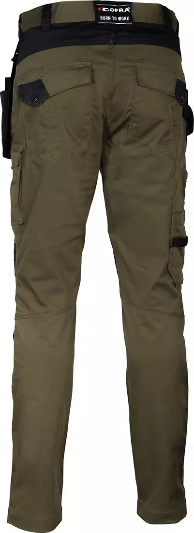 Cofra V568-0-03, Kudus Arbeitshose Braun/Schwarz, image 6, gallery thumbnail